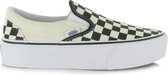 Vans Classic Slip-On Platform Sneakers Unisex - Black And White Checker/White