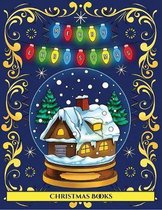Christmas Books: An adult coloring (colouring) book with 30 unique Christmas coloring pages