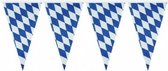 Oktoberfest - 3x Beieren vlaggenlijn blauw/wit 4 m