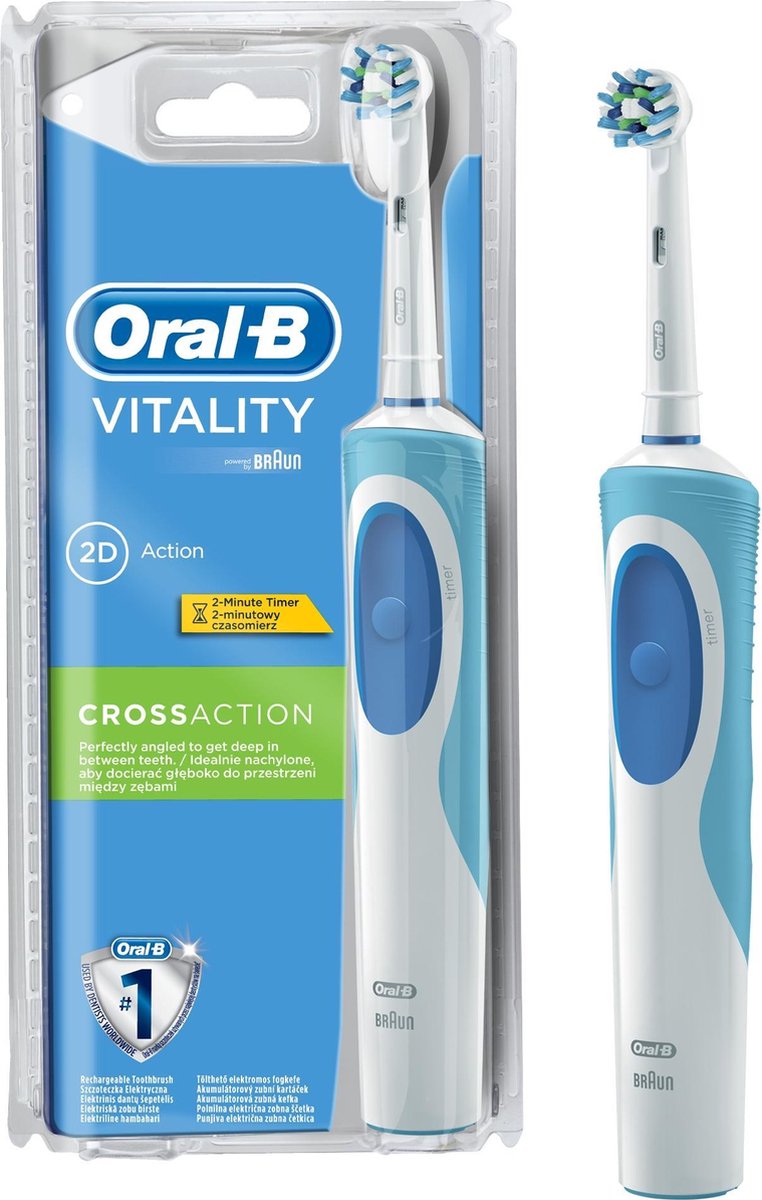 hoe vaak ga verder Christendom Oral-B Vitality CrossAction Elektrische Tandenborstel | bol.com