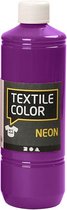 Peinture textile Creotime Textile Color Violet Fluo - 500 ml