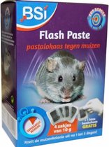BSI - Flash Paste Pastalokaas - Muizengif - 40 g lokaas - 4x10 g