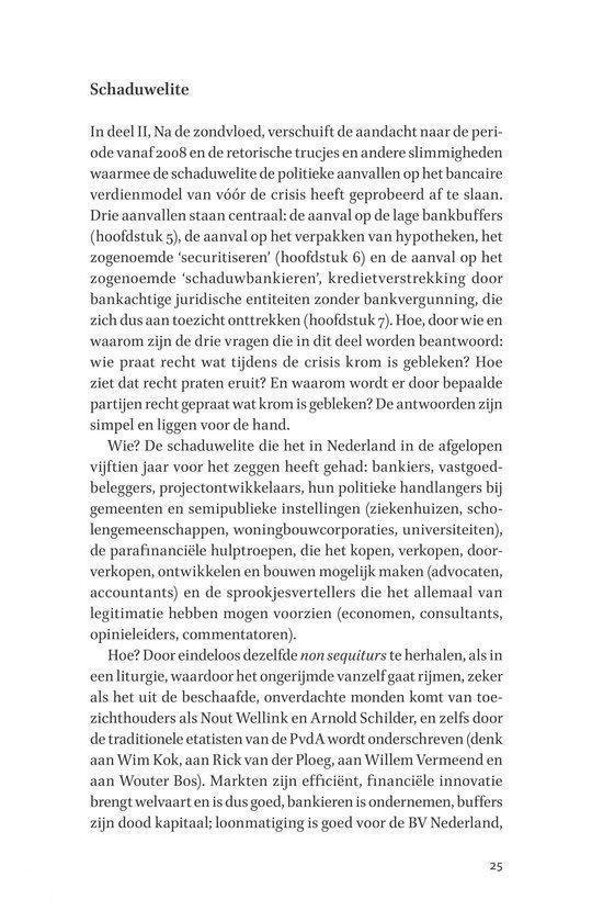 De schaduwelite voor en na de crisis