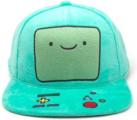 Adventure Time - Beemo pluche snapback pet turquoise - Televisie cartoon merchandise