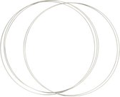 Metalen Ringen 4mm [ Dromenvangers Zonnehangers Mandalaringen ] - 35 cm 5 STUKS.  [ eerst meten dan bestellen ]