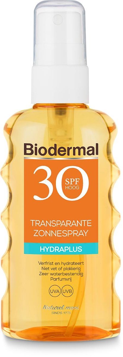 Biodermal zonnebrand Transparante Spray SPF30 - 175ml