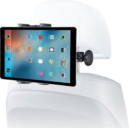 Universele Tablethouder Voor In De Auto, Met Biaxiale Uitschuifarm Voor Flexibele Kijkhoek En Veilige Bevestiging Voor Apparaten Van 47 Tot 105~p195004193