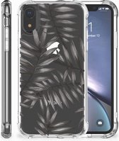 Back Case Geschikt voor iPhone Xr Leaves Grey