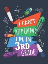 I Can't Keep Calm I'm In Third Grade