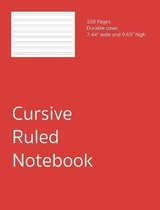 Cursive Ruled Notebook