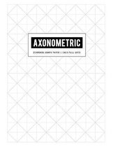 Axonometric Diamonds Graph Paper 1 Inch Full Grid