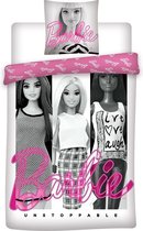 Barbie Friends - Dekbedovertrek - 140 x 200 cm - Multi