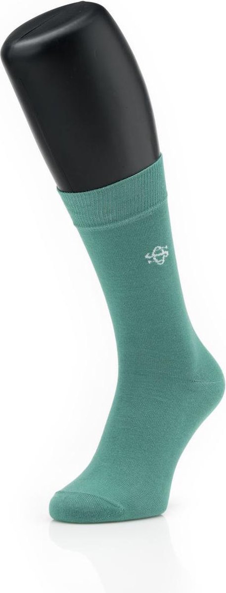 Owen Smith 2-pack - Herensokken donker mint groen - maat 43-46