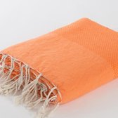 Lantara Plaid Grand foulard - Oranje - 190x300cm - Oranje Sprei Bed - Grand foulard bank - Plaid