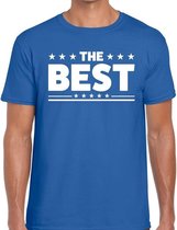The Best heren shirt blauw - Heren feest t-shirts XL