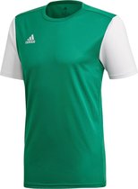 adidas Estro 19 Sportshirt - Maat M  - Mannen - groen/wit