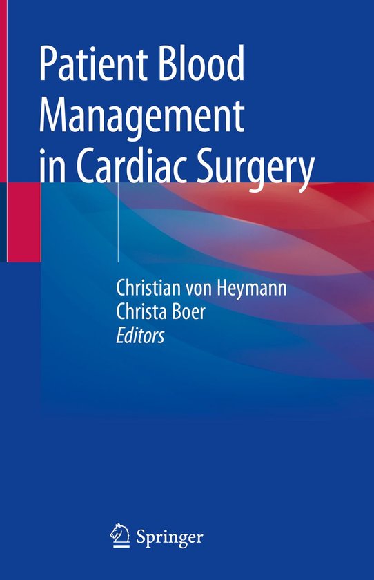 Patient Blood Management in Cardiac Surgery - cover