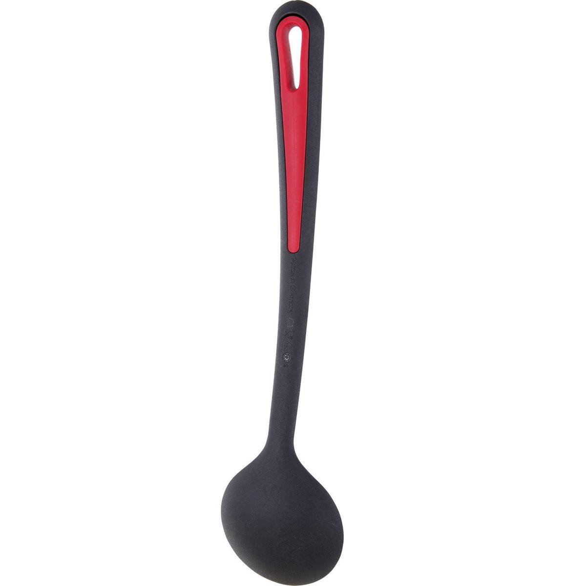 Westmark Groente-/woklepel, roerlepel, lengte: 31,5 cm, Gallant, zwart/rood, 29652270