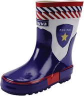 Gevavi Boots Politie Rubber Blauw Wit Regenlaarzen Kinderen 23