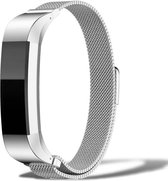 Eyzo Milanees Fitbit Alta / Alta HR Bandje – Large – Zilver