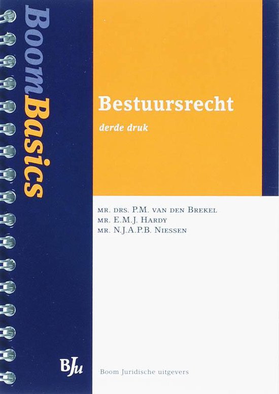 Boom Basics Bestuursrecht - cover