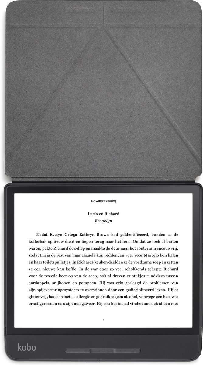 Kobo - Beschermhoes Sleepcover voor Kobo Forma - Zwart