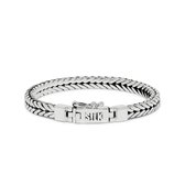 SILK Jewellery - Zilveren Armband - Chevron - 312.19 - Maat 19