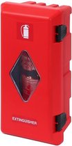 DakenÂ® Brandblusserbox Ã150-170mm rood/rood met zichtvenster