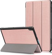 Lenovo Tab E10 Hoesje - Tri-Fold Book Case - Rose Gold