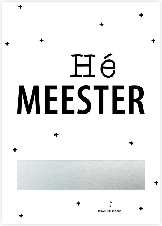 Kraskaart | Hé meester