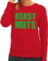 Foute kersttrui / sweater Kerst Muts rood voor dames - Kersttruien L (40)