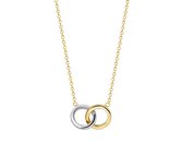 The Fashion Jewelry Collection Ketting Rondjes 1,3mm 40 - 42 - 44 cm - Goud