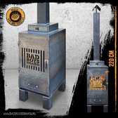 BadBoysBrand Sparta Gate Tuinhaard - 220 cm - Staal - 100% Made in Jail