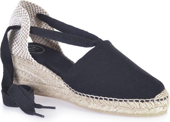 Toni Pons Valencia Canvas Black Dames Espadrilles - Maat 37 | bol.com