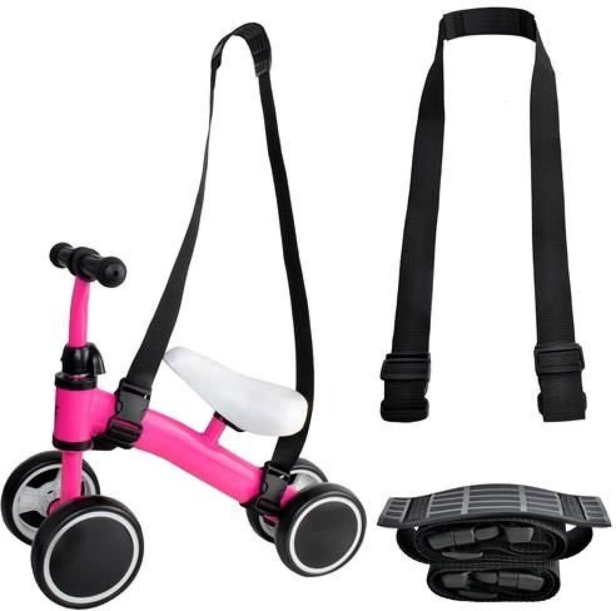 Universele draagband - Zwart - 135CM -  Draagband voor Loopfiets/Visstoel/Yogamat loopfietsje