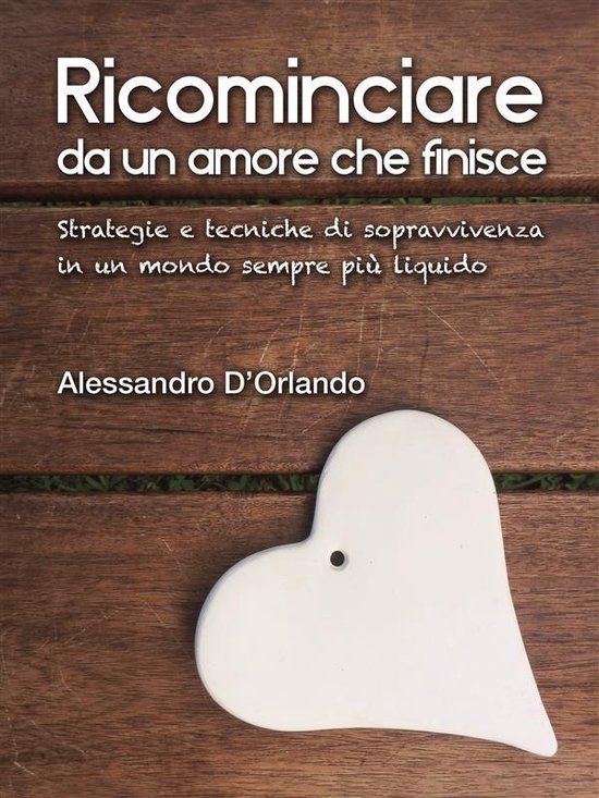 Ricominciare da un amore che finisce - cover