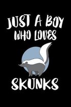 Just A Boy Who Loves Skunks