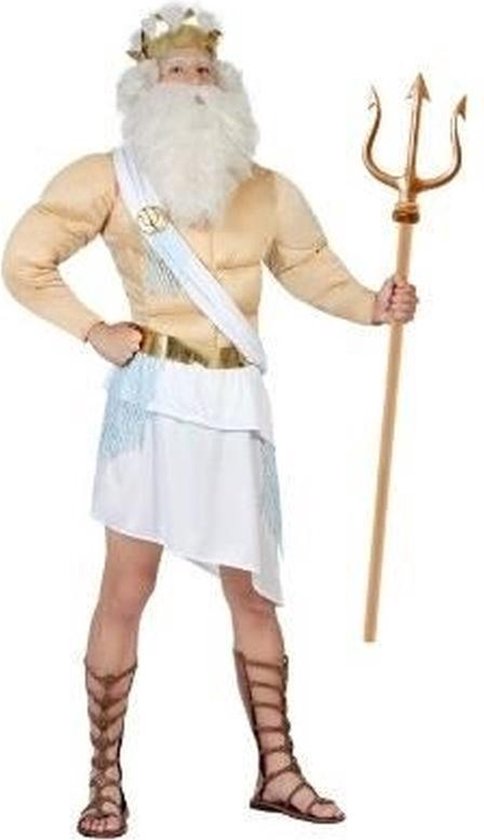 God Poseidon kostuum met spieren M/L-Maat:M-L | bol.com