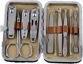 Complete Manicure set - 10-delig - Met hardcase opbergdoos - Reisset