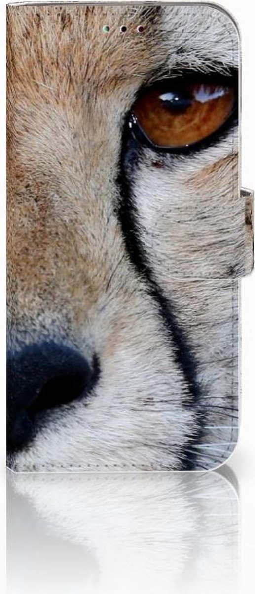 Samsung Galaxy A40 Telefoonhoesje met Pasjes Cheetah