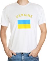 Wit heren t-shirt Oekraine 2XL