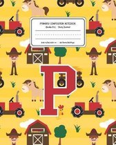 Primary Composition Notebook Grades K-2 Story Journal P