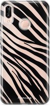 Huawei P20 Lite hoesje TPU Soft Case - Back Cover - Zebra print