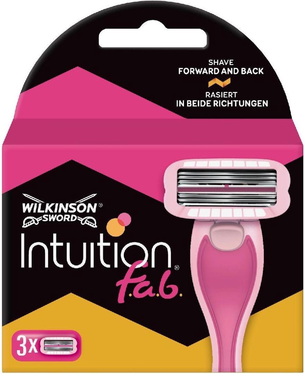 Lames de rasoir Wilkinson Intuition fab - 3 lames de recharge | bol.com