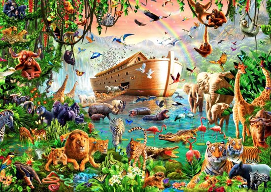 Adrian Chesterman - Noah's Ark (3000 stukjes, kunst puzzel) | bol.com