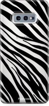 Samsung Galaxy S10e hoesje TPU Soft Case - Back Cover - Zebra print