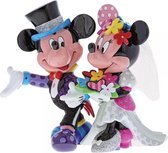 Disney Britto Figurine Mickey & Minnie Mariage 19 cm