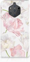 Nokia 9 PureView Standcase Hoesje Design Lovely Flowers