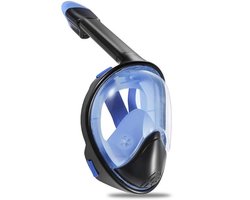 Snorkelmasker  Duikmasker  Full face duikmasker   Zwart/Blauw