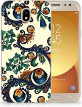 Geschikt voor Samsung Galaxy J5 2017 TPU Hoesje Design Barok Flower